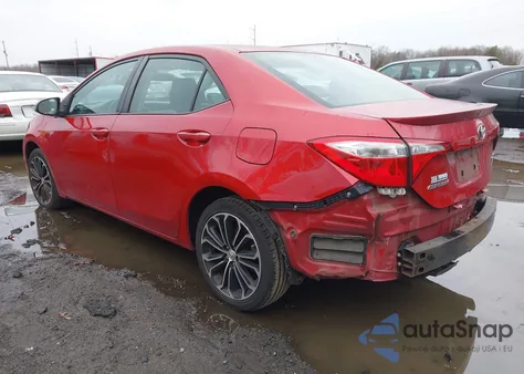 2014 Toyota Corolla S Plus z USA, uszkodzony, nr VIN 2T1BURHE4EC088873